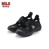 无印良品（MUJI）男女通用运动凉鞋（男士/女士）男款女款 忍者鞋 鞋子 EKB12A3S 黑色 XS 230MM/36码（2.0）