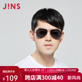 JINS睛姿 太阳镜男墨镜偏光镜开车驾驶镜蛤蟆镜潮流眼镜 MMF15S860 293P 深灰色