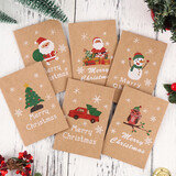 TaTanice 圣诞贺卡圣诞节礼物贺卡心愿祝福卡片送朋友留言卡明信片贺卡