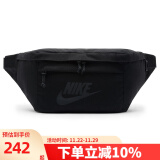 NIKE男包女包 单肩包运动潮流时尚户外休闲斜挎包胸包 黑色BA5751-010/52*12*21 腰包