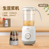 合慧老式豆浆机传统过滤豆渣分离家用小型磨米浆豆花豆腐脑多功能破壁料理机 【家庭套餐】H6生豆浆机+磨粉