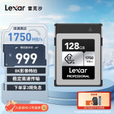 雷克沙（Lexar）128GB CFexpress Type B存储卡 读1750MB/s 富士佳能尼康适配 8K超清录制 cfe卡（SILVER）