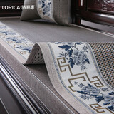 骆易家（Lorica）红木沙发垫凉席垫夏季冰藤坐垫四季通用实木家具凉垫防滑冰丝垫夏 灰色-国色芳华(艾草驱蚊冰藤) 专业定制【联系客服，测量报价】