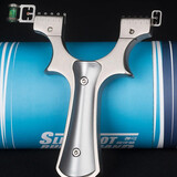 飞鸟弹弓高精准升级加强款户外专业竞技弹弓器不锈钢一体成人实战弹弓 不锈钢星神裸弓