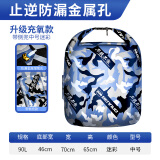 本诺活鱼袋加厚装鱼手提袋野钓专用充氧便携折叠鱼获乾坤袋鱼获包 【金属孔】带侧兜中号迷彩 防漏水