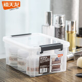 禧天龙（Citylong）证件收纳盒透明化妆品首饰置物盒小物件文具零件衣服储物盒 【中号】化妆品收纳 1个装【出口优品】