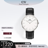 丹尼尔惠灵顿（DanielWellington）DW手表男简约皮带腕表超薄石英表时尚欧美表生日礼物DW00100020