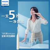【七夕情人节礼物】飞利浦(PHILIPS)电动牙刷 情侣款送礼物男女声波震动牙刷 软毛刷头 5种模式 绝绝紫 HX2471/02