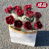 柏爱单支扭扭棒玫瑰永生花束520情人节生日礼物送女朋友老婆伴手礼