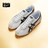 Onitsuka Tiger鬼塚虎男鞋 慢跑鞋透气轻便男女款运动休闲鞋RUNSPARK D201L 白色 42.5