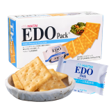 EDO PACK韩国进口饼干独立小包装办公室零食点心小吃酥薄脆苏打饼干咸味 原味饼干 172g