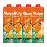 玛丽（MALEE）泰国进口果汁饮料 塞那蓬橙汁 大瓶聚会宴席餐饮装1L*4