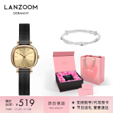 LANZOOM蓝族黑金小方糖手表女ins风腕表复古小方表送女友生日礼物送妈妈 【顺丰速发】花海礼盒套装