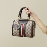 红蜻蜓（RED DRAGONFLY）包包女包斜挎单肩波士顿手提包送女友妈妈情人节新年生日礼物