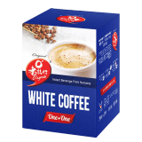 老志行老志行进口1+1白咖啡无蔗糖添加速溶咖啡粉300g(10包*30g)盒装