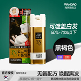 爱茉莉（Amore）爱茉莉染发剂泡沫韩国植物黑染泡泡染发膏遮白发无刺激 3N 黑褐色（1盒）