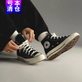 匡威（Converse）帆布鞋男鞋女鞋2024经典常青款All Star学生情侣高帮运动鞋休闲鞋 162050C 1970S黑色高帮 41