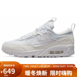 耐克NIKE休闲鞋女气垫AIR MAX 90 FUTURA运动鞋DM9922-101白36.5