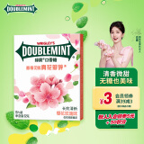 绿箭(DOUBLEMINT)口香糖 樱花玫瑰味12片32g/盒 零食糖果 口气清新糖