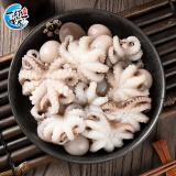 一虾一世界鲜活冷冻小八爪鱼 三去迷你章鱼仔去齿去内脏 火锅烧烤年夜饭食材 无冰大号 3斤(净重)  【免处理】