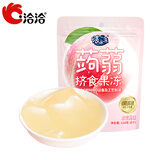 洽洽蒟蒻挤食果冻幼儿园毕业礼物果汁果冻120g 水蜜桃味