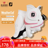 FootJoy高尔夫手套FJ Weathersof 小羊皮女士练习手套双手颜色随机备注 20 码颜色随机（双手）