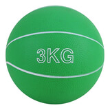 乃力充气实心球1KG2KG小学生2020中考专用田径训练比赛2公斤橡胶球 3公斤绿色