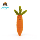 Jellycat活泼胡萝卜可爱吃货蔬菜毛绒玩具 送礼娃娃生日礼物 桔色 One Size