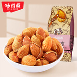 味滋源 巴旦木手剥特产奶油味杏仁每日坚果炒货干果休闲零食扁桃仁 120gx3袋 巴旦木