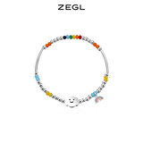 ZEGL真柳多巴胺小彩串925银手链小熊彩虹 彩虹串珠手链+品牌专属礼盒