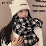 CACUSS【加大加宽】围巾女秋冬披肩外搭保暖护颈丝巾送女生妈妈生日礼物