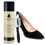 FAMACO 法国进口磨砂皮革护理剂鞋油翻毛皮鞋增艳翻新麂皮反绒皮补色剂 黑色