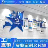 帝菲 企业文化墙公司公告栏发展历程形象墙设计制作装饰办公室楼梯走廊过道员工风采照片墙亚克力立体墙贴 豪华工艺-下单前联系客服报价