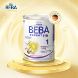 雀巢（Nestle）BEBAEXPERTHA部分适度水解新生儿婴幼儿奶粉1段(0-6个月)800g/罐