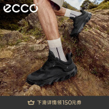 爱步（ECCO）运动鞋男 网面透气防水科技软底户外鞋 驱动820194 黑色43