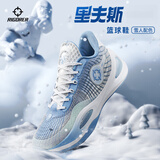 准者篮球鞋里弗斯一代男低帮透气防滑耐磨专业实战缓震室内外运动鞋 10-雪人 41