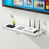 百目源（BAIMUYUANN）墙上置物架一字隔板免打孔客厅厨房卧室现代简约壁挂墙面墙壁搁板