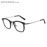 masunaga增永眼镜日本制作方框钛+板材远近视眼镜框GMS-806 #11 47mm