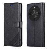 AZNS 华为畅享70X手机壳翻盖式皮套BRE-AL80保护防摔5G前后全包软壳侧翻插卡钱包式复古商务男女新款 畅享70X【黑色】翻盖式皮套