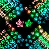 思艺彩 星星纸 夜光星星折纸 手工折纸 叠纸 幸运星 彩色 亲子DIY 300张包 薄款