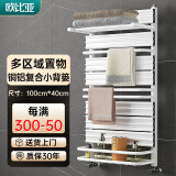 欧比亚小背篓暖气片水暖取暖器散热器铜铝复合厕所卫生间置物架取暖器 亮白色 1000mm*400mm