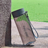 富光（Fuguang）太空杯塑料杯子超大运动水壶过滤创意水杯便携户外防摔茶杯子 700ml 深灰