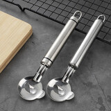 渊协刀削面工具不锈钢山西刀削面刀家用商用削面器手工商用刀削面工具 双黑线手柄【1个】