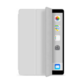 zoyu iPad Air2保护套 iPad6适用于苹果平板电脑三折软壳9.7英寸A1566全包防摔 雾霾灰