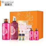 嘉媚乐（CAMENAE）玫瑰新肌密水乳礼盒套装(亮肤水200ml+滋养乳120ml) 新年礼物