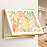 艺环宇简约现代多巴胺电表箱装饰画奶油风配电箱壁画遮挡电源开关盒挂画