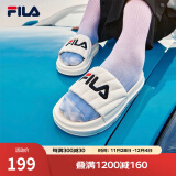 斐乐（FILA）女鞋运动拖鞋厚底凉拖沙滩鞋漂流船 奶白-GD 36