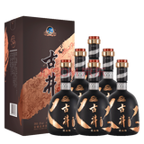 古井贡酒徽酒经典瓶型粮食固态发酵浓香型高度白酒 50度 500mL 6瓶 封坛壹号优品级