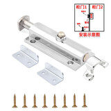 皇皖 不锈钢自弹插销 家用抽屉橱柜插销锁扣木柜门窗门栓金属门栓门扣 插销挡片套装
