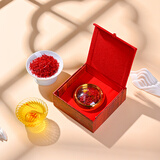 圣迪康藏 西藏藏红花精选特优西红花全长丝番红花健康礼品七夕中秋礼物 5克单扁礼盒装【自用款】